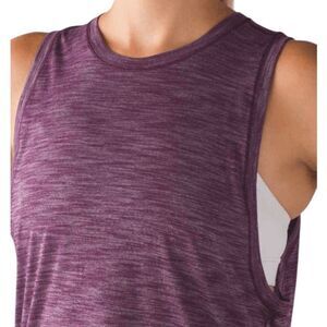 LULULEMON ATHLETICA Cardio Squad Tank II In Heathered Plum Size 8